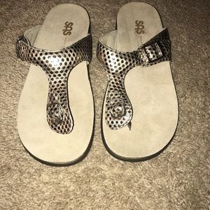 Gold SAS sandals